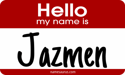 Hello my name is Jazmen png download