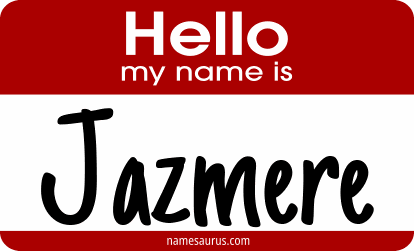 Hello my name is Jazmere png download