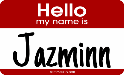 Hello my name is Jazminn png download