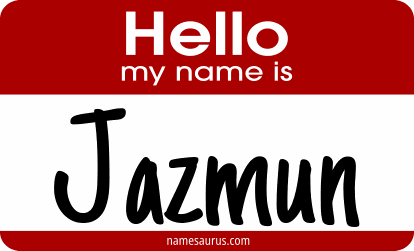 Hello my name is Jazmun png download