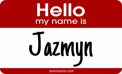 Hello my name is Jazmyn png download