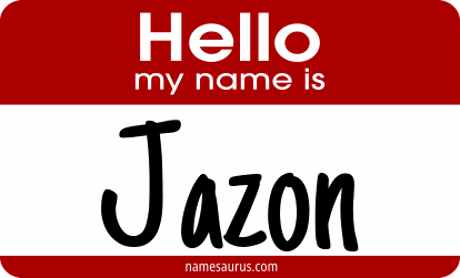 Hello my name is Jazon png download