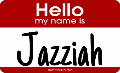 Hello my name is Jazziah png download