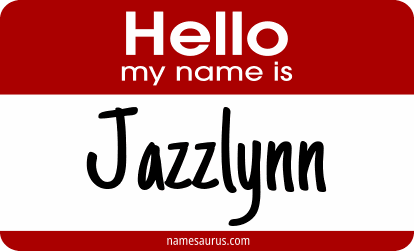 Hello my name is Jazzlynn png download