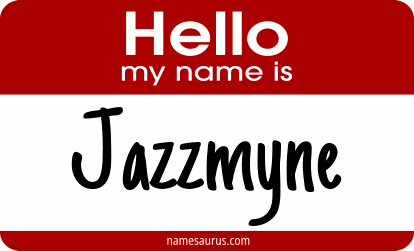 Hello my name is Jazzmyne png download
