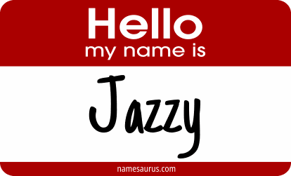 Hello my name is Jazzy png download
