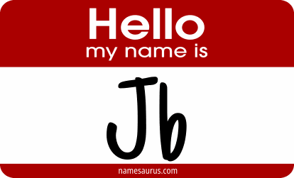 Hello my name is Jb png download