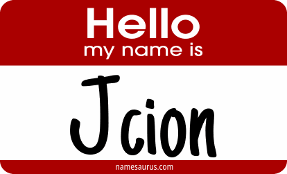 Hello my name is Jcion png download
