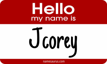Hello my name is Jcorey png download