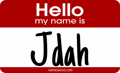 Hello my name is Jdah png download