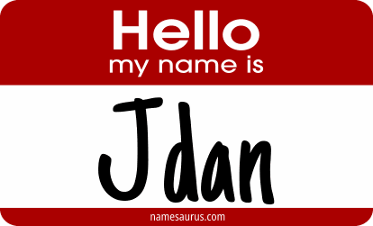 Hello my name is Jdan png download