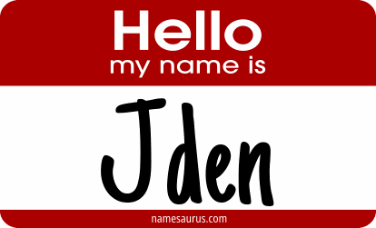 Hello my name is Jden png download