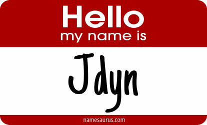 Hello my name is Jdyn png download