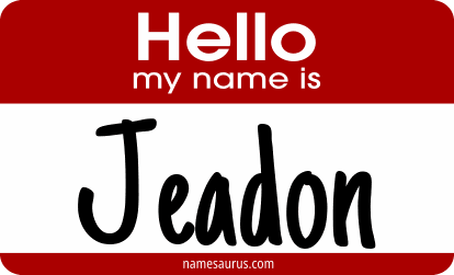 Hello my name is Jeadon png download