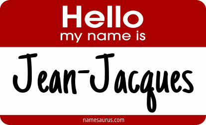 Hello my name is Jean-Jacques png download