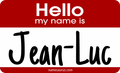 Hello my name is Jean-Luc png download