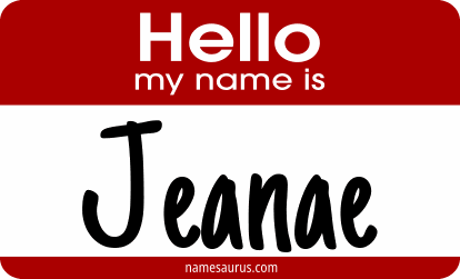 Hello my name is Jeanae png download