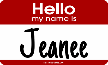 Hello my name is Jeanee png download