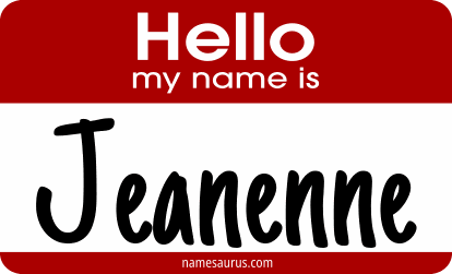 Hello my name is Jeanenne png download