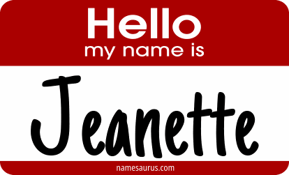 Hello my name is Jeanette png download