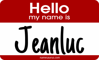 Hello my name is Jeanluc png download