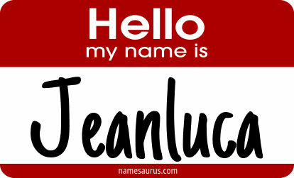 Hello my name is Jeanluca png download
