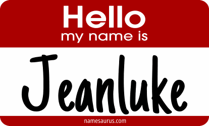 Hello my name is Jeanluke png download