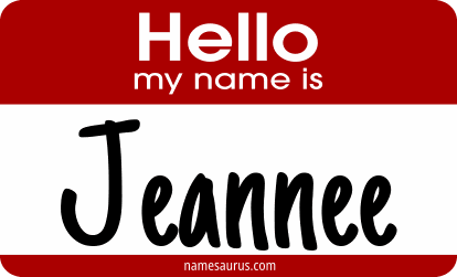 Hello my name is Jeannee png download
