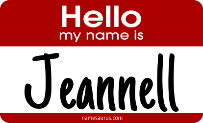 Hello my name is Jeannell png download