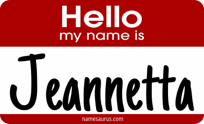 Hello my name is Jeannetta png download