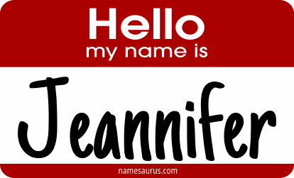 Hello my name is Jeannifer png download