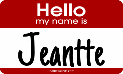 Hello my name is Jeantte png download