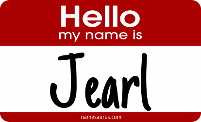 Hello my name is Jearl png download