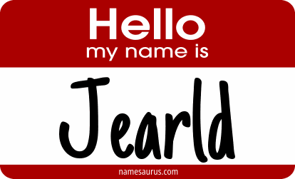 Hello my name is Jearld png download