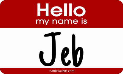 Hello my name is Jeb png download