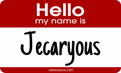 Hello my name is Jecaryous png download