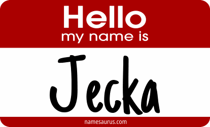 Hello my name is Jecka png download