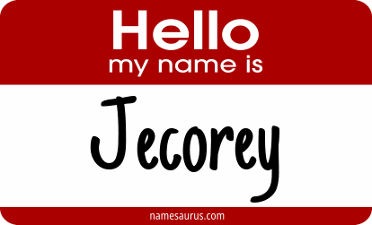 Hello my name is Jecorey png download