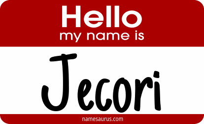 Hello my name is Jecori png download
