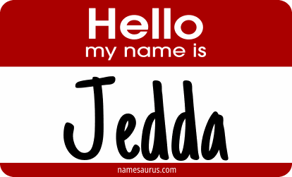 Hello my name is Jedda png download