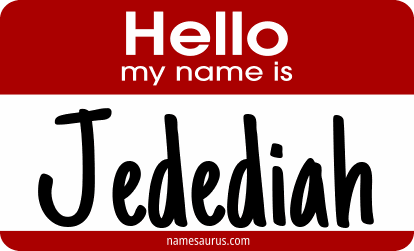 Hello my name is Jedediah png download