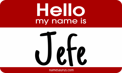 Hello my name is Jefe png download