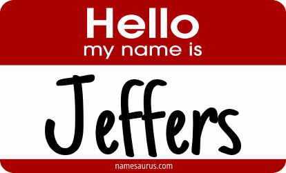 Hello my name is Jeffers png download