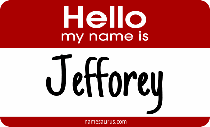Hello my name is Jefforey png download