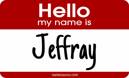 Hello my name is Jeffray png download