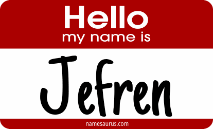 Hello my name is Jefren png download