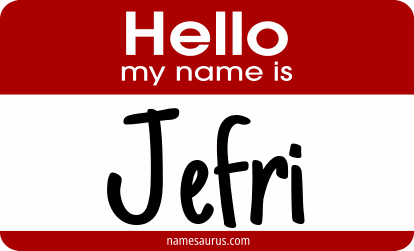 Hello my name is Jefri png download