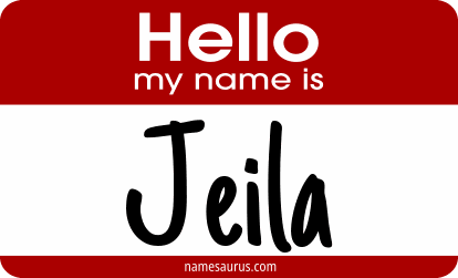 Hello my name is Jeila png download