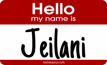 Hello my name is Jeilani png download