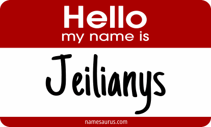 Hello my name is Jeilianys png download